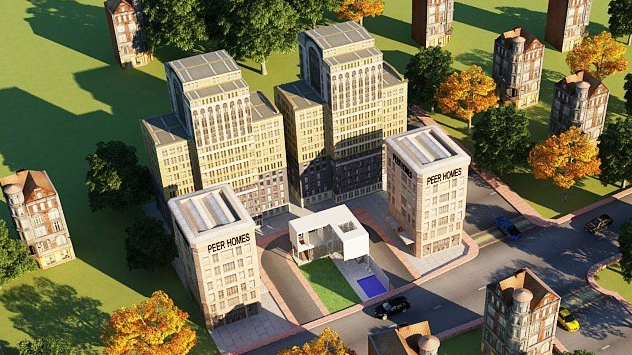 PEER Homes Quad High-Rise Rendering 1