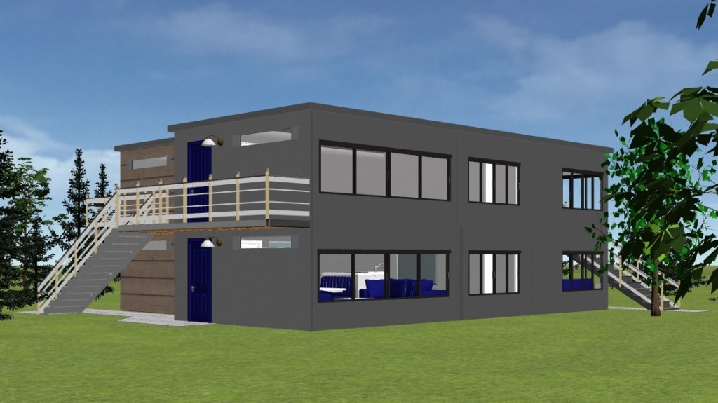 4-Plex Elevation 16:9